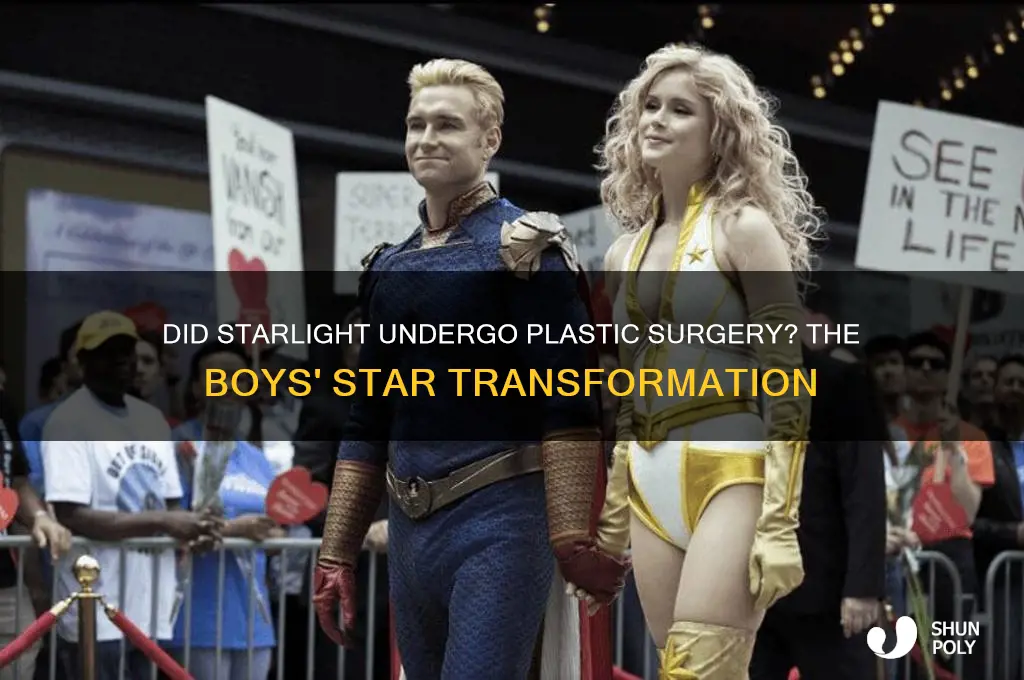 did starlight from the boys get plastic surgery