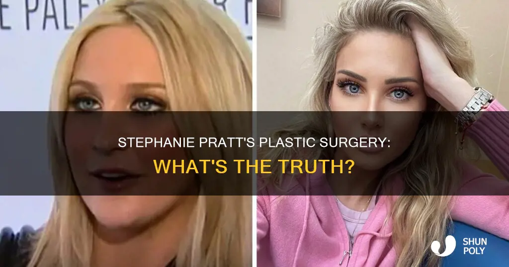 did stephanie pratt have plastic surgey