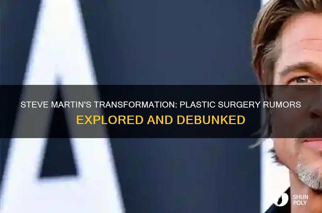 did steve martin have plastic surgery