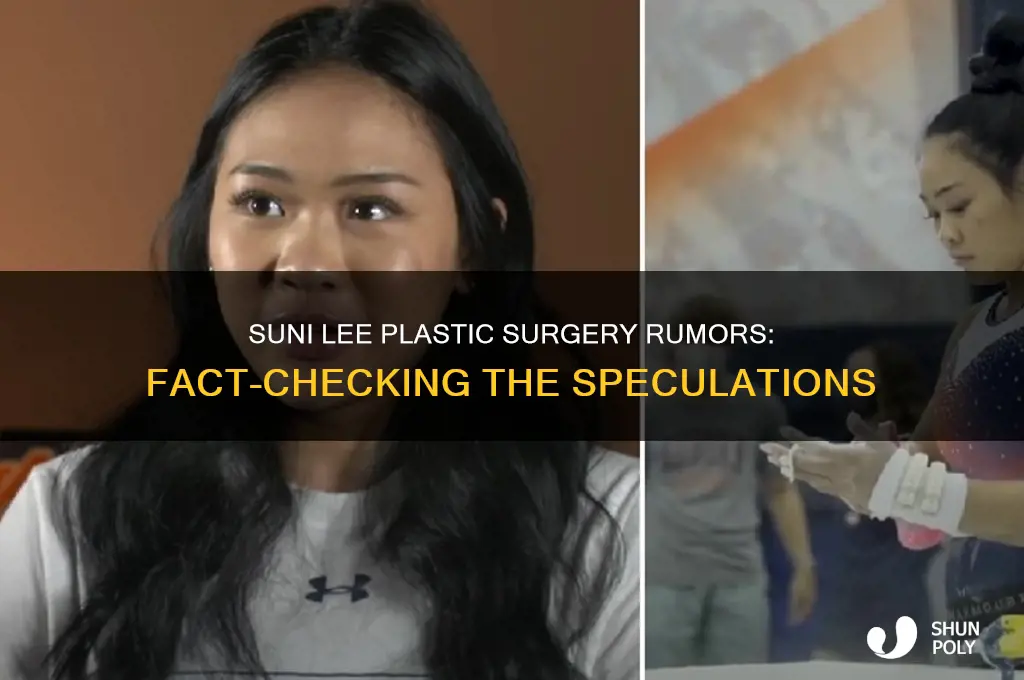 did suni lee get plastic surgery