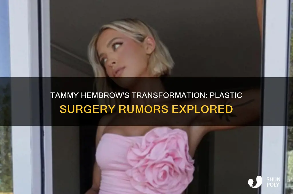 did tammy hembrow get plastic surgery