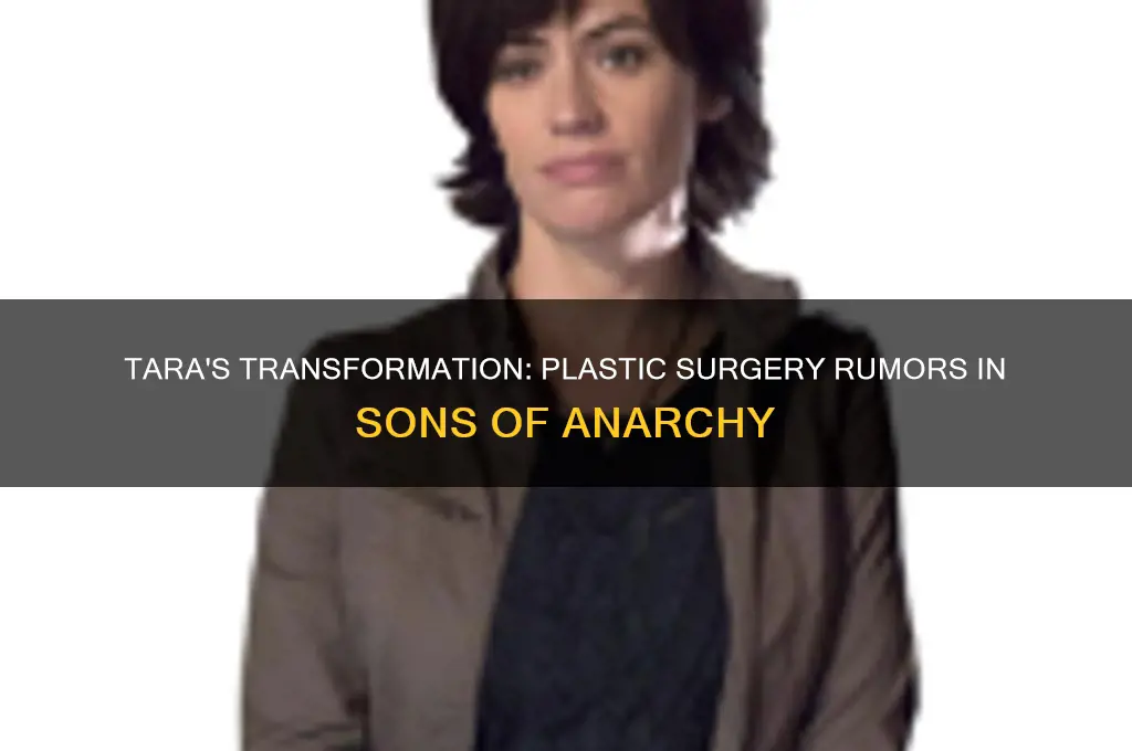 did tara from sons of anarchy have plastic surgery