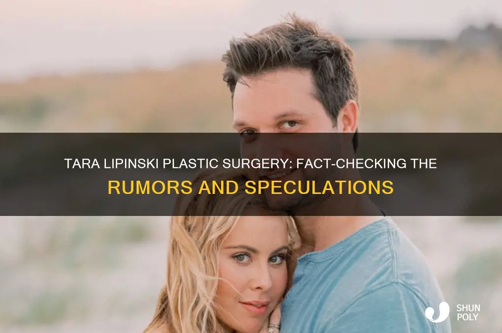 did tara lapinski get plastic surgery