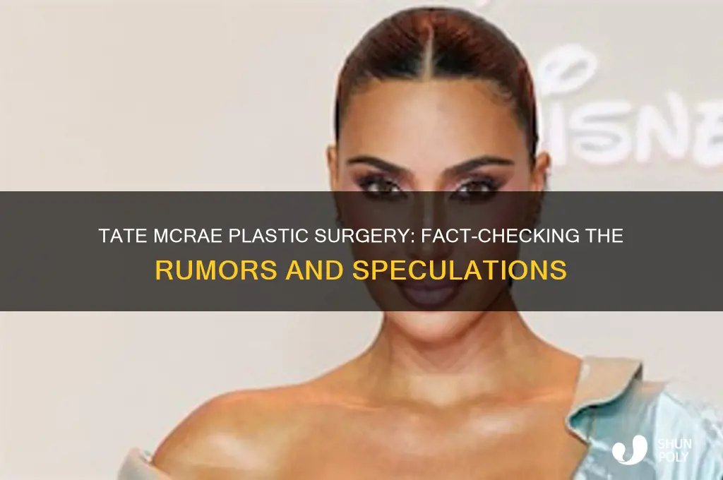 did tate mcrae get plastic surgery