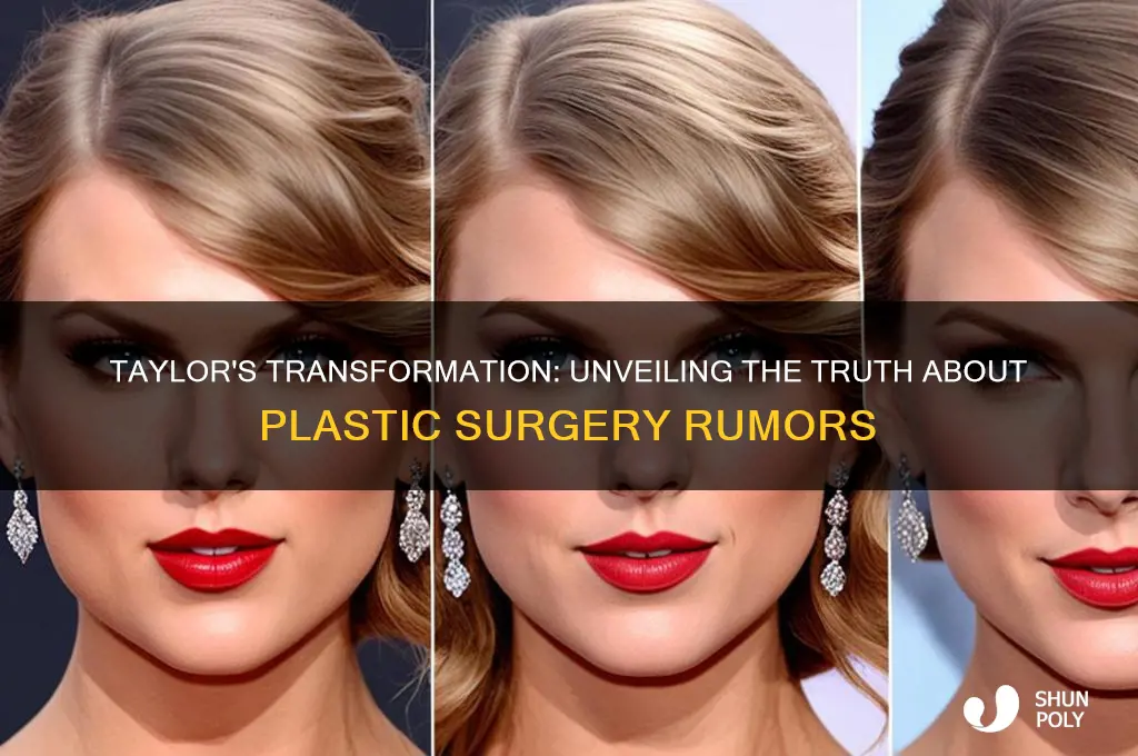 did taylor get plastic surgery