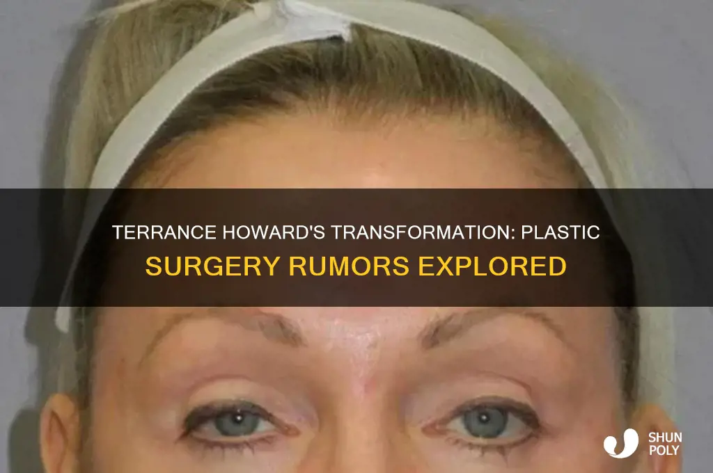 did terrance howard have plastic surgery
