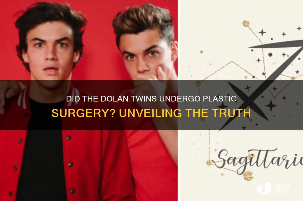 did the dolan twins get plastic surgery
