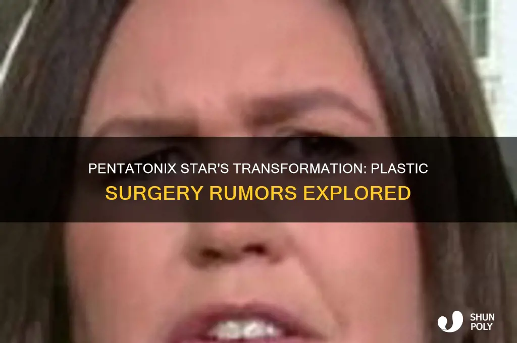 did the girl from pentatonix get plastic surgery