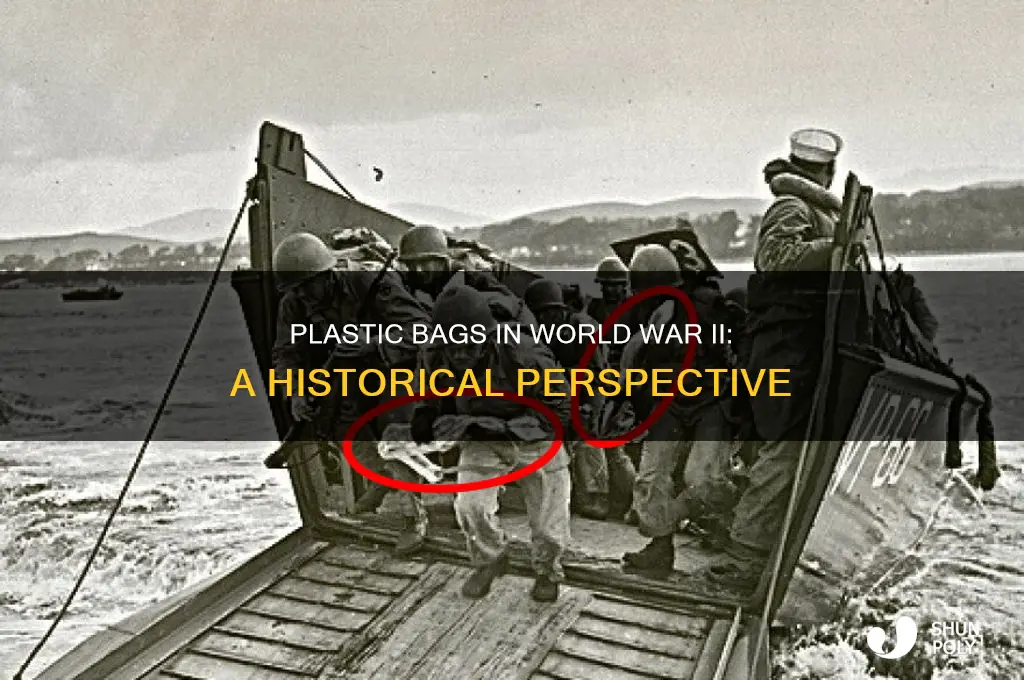 did they have plastic bags in world war 2