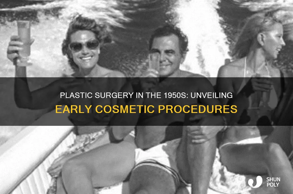 did they have plastic surgery in the 50s