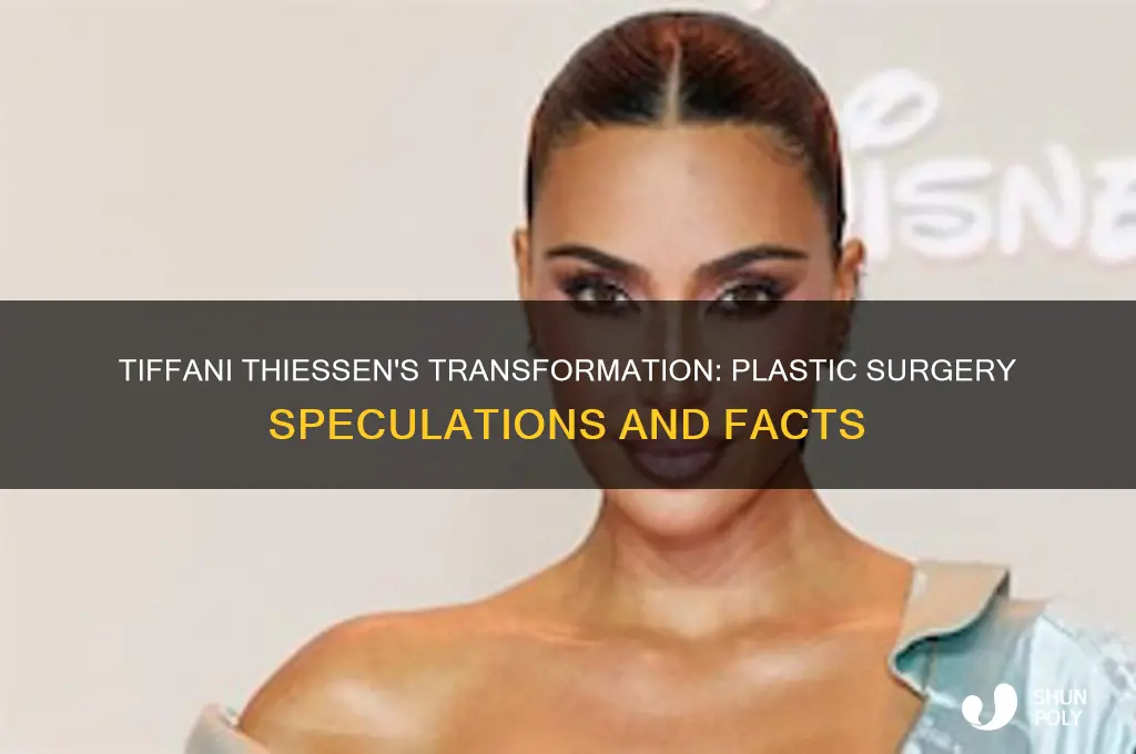 did tiffani theissen have plastic surgery