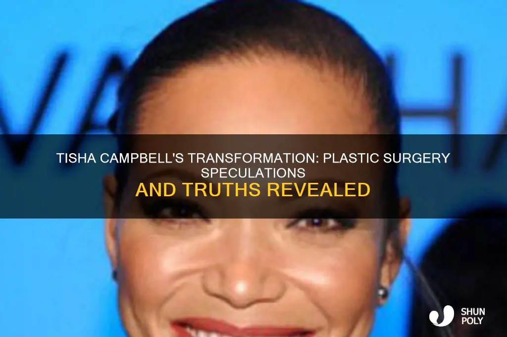 did tisha campbell have plastic surgery