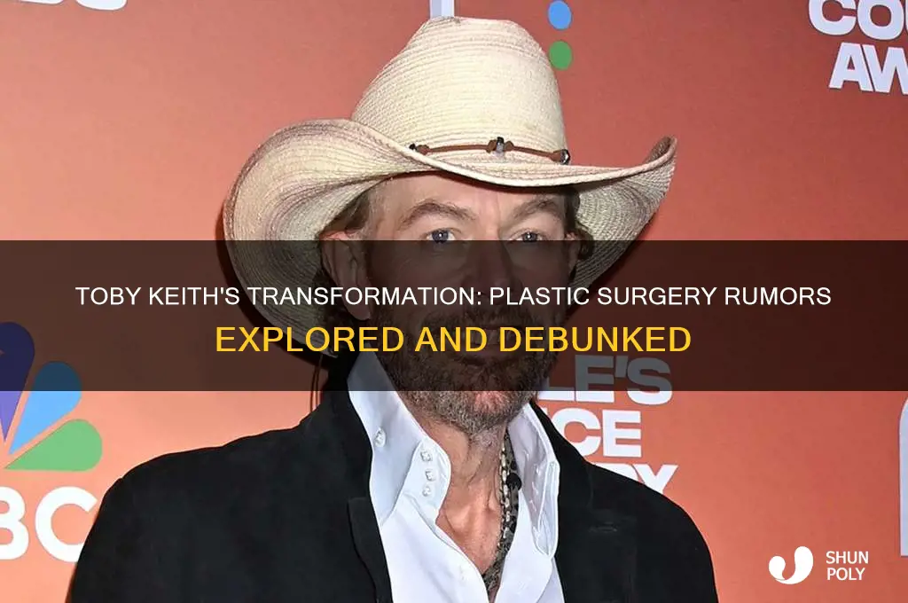 did toby keith have plastic surgery