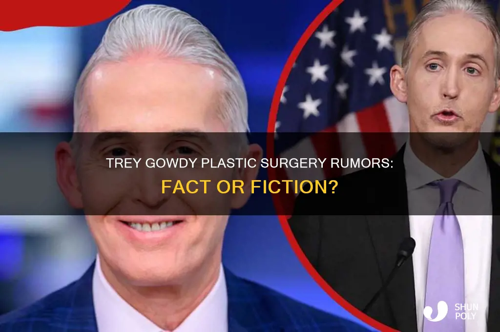 did trey gowdy have plastic surgery