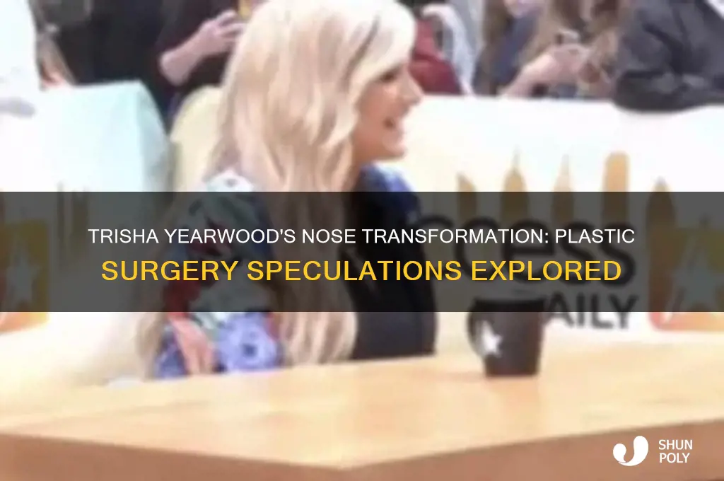 did trisha yearwood get plastic surgery nosejob
