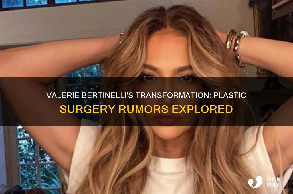 did valerie bertinelli have plastic surgery