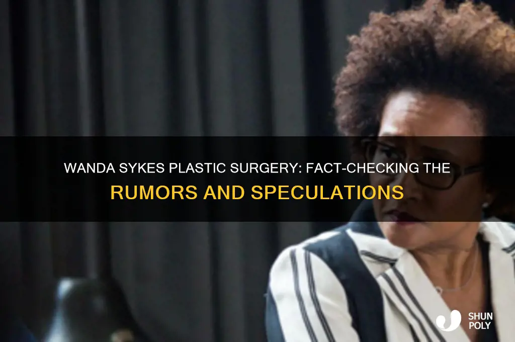 did wanda sykes plastic surgery
