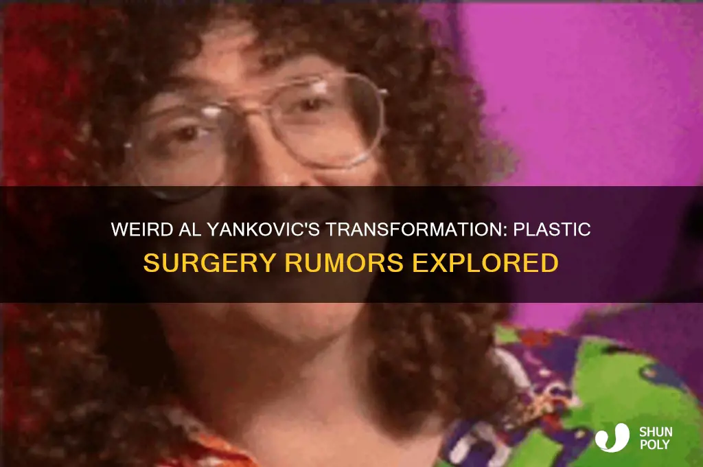 did weird al have plastic surgery