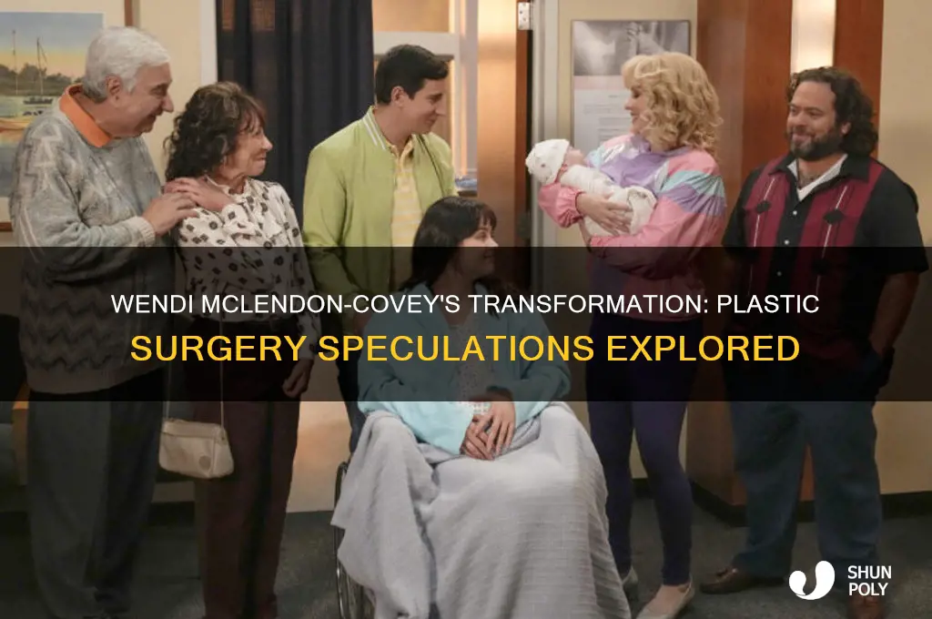 did wendi mclendon-covey have plastic surgery