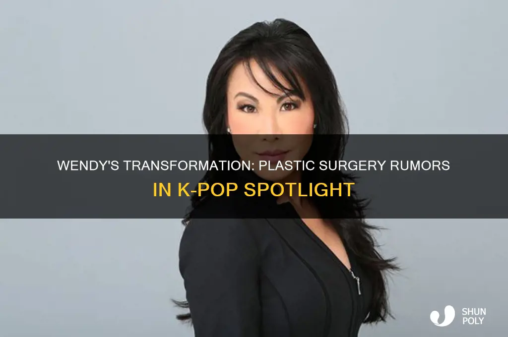 did wendy have plastic surgery kpoo