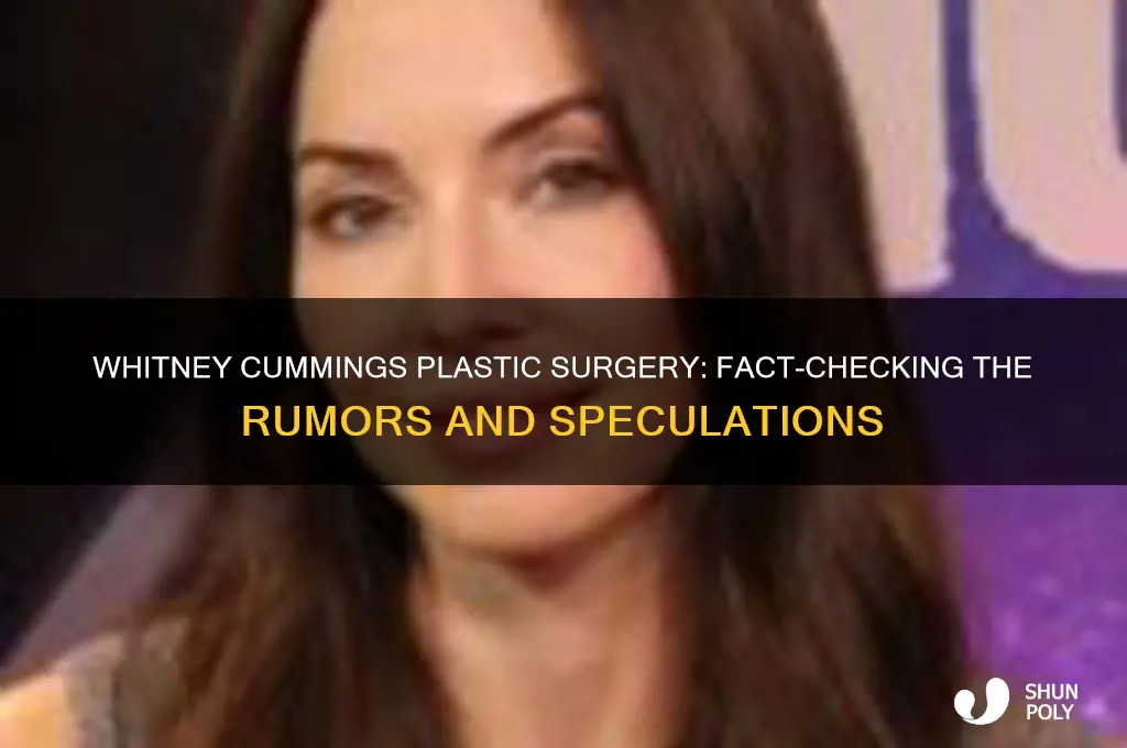 did whitney cummings get plastic surgery
