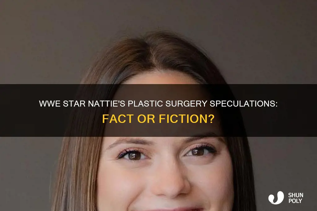 did wwe nattie have plastic surgery