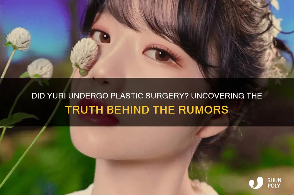did yuri get plastic surgery