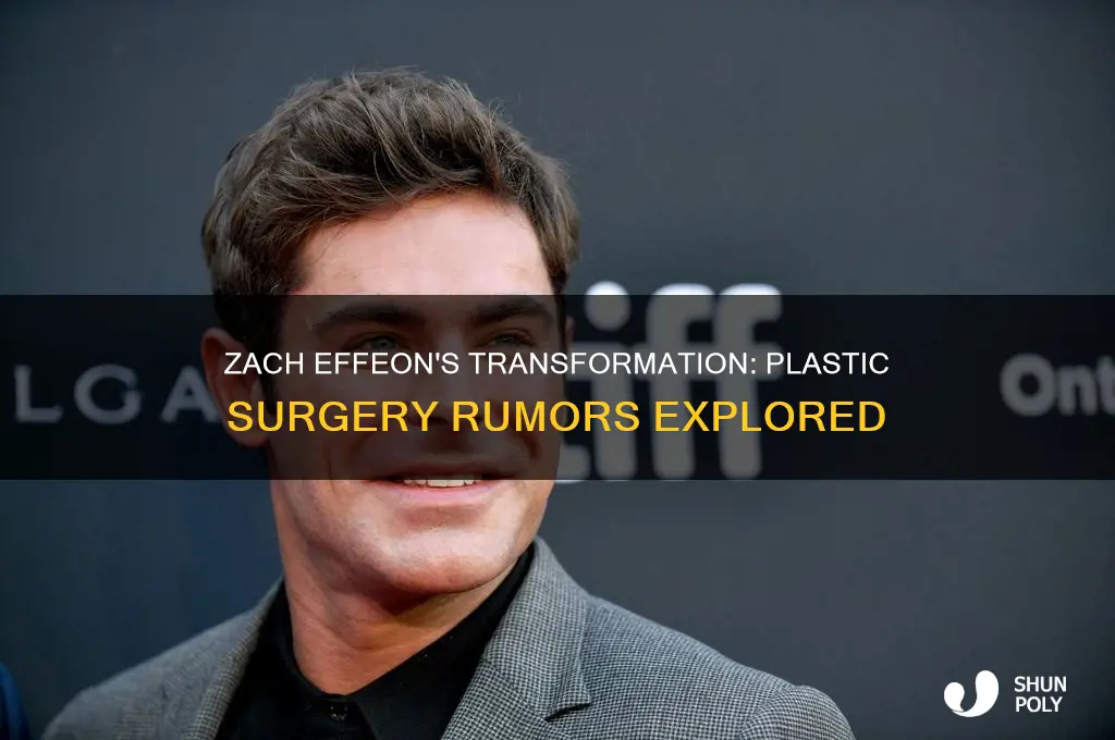 did zach effeon get plastic surgery