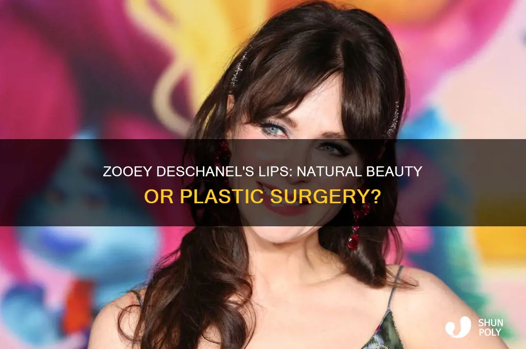 did zooey deschanel have plastic surgery on her lips
