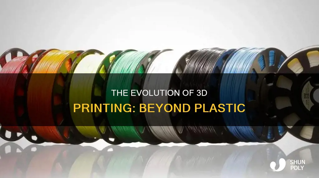 do 3d printers only print plastic