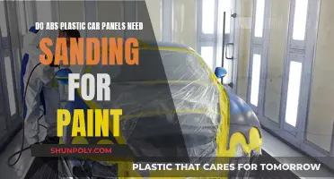 Sanding Car Panels: Essential Prep for Painting ABS Plastic