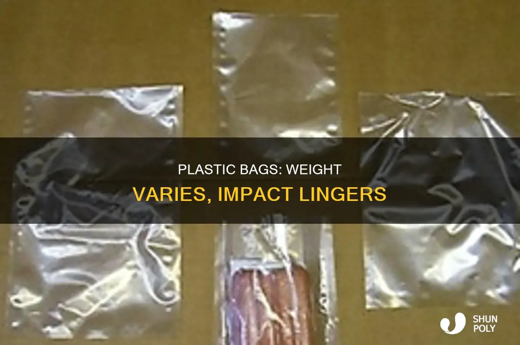 do all plastic bags carry the same weight