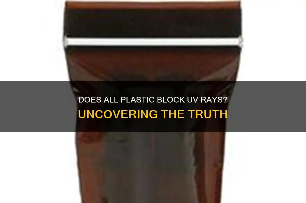 do all plastic cut uv