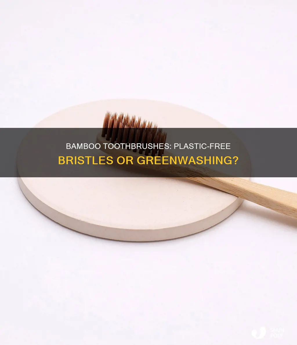 do bamboo toothbrushes have plastic bristles