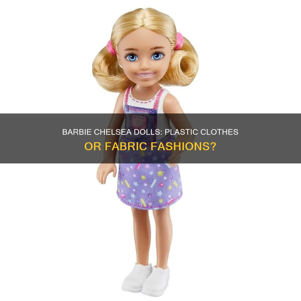 do barbie chelsea dolls have plastic clothes