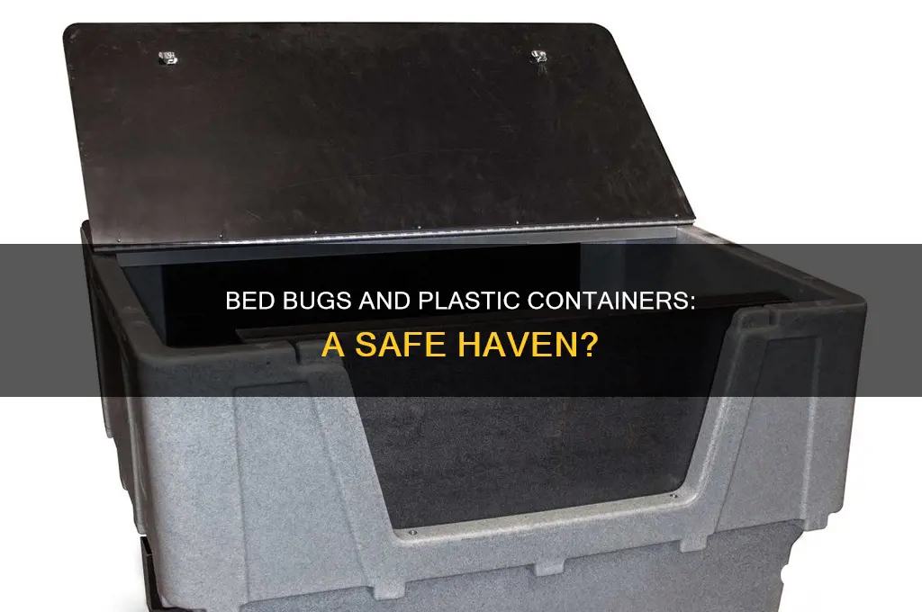 do bed bugs hide in plastic containers