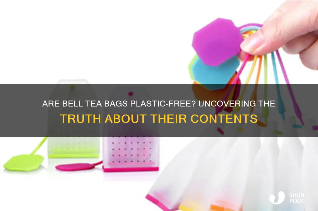 do bell tea bags contain plastic