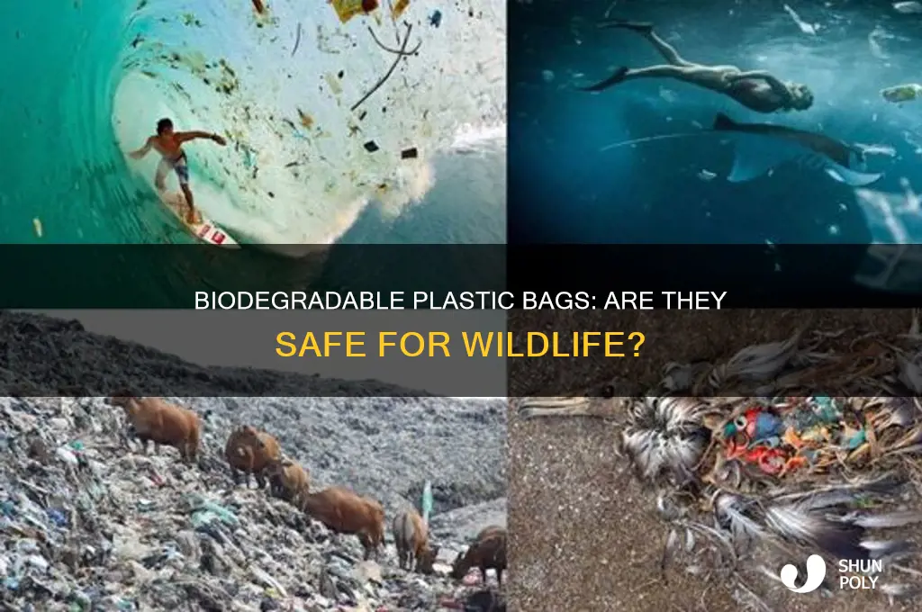 do biodegradable plastic bags harm wildlife