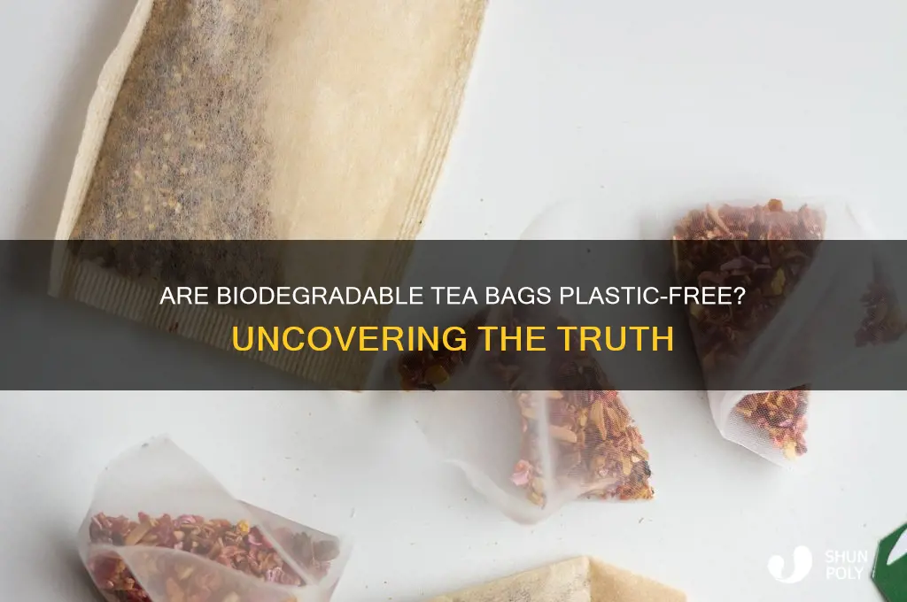 do biodegradable tea bags have plastic