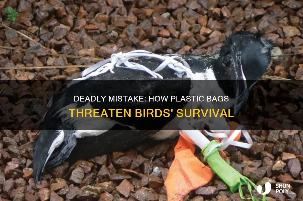 do birds die by eating plastic bags