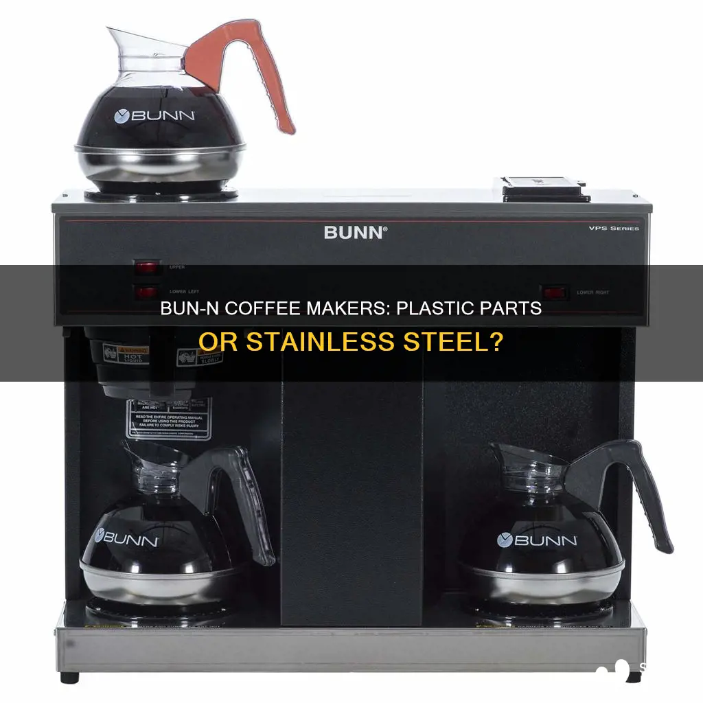 do bunn coffee makers have plastic parts
