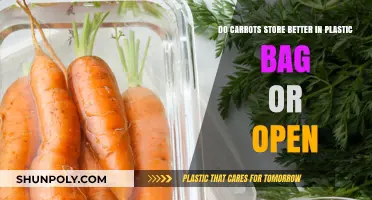 Carrots Storage: Plastic Bag or Open for Longer Freshness?