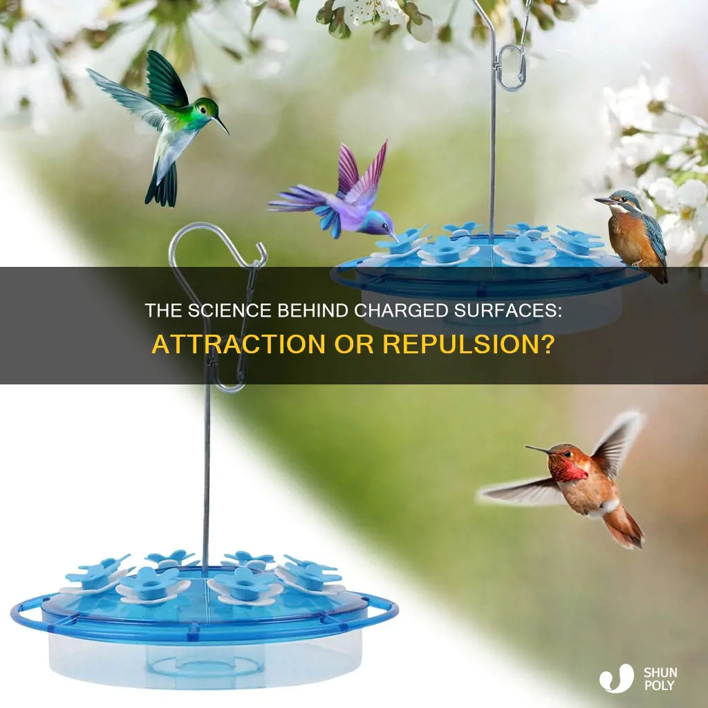 do charged skin and charged plastic attract