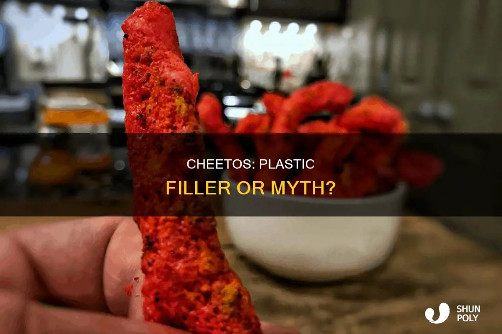 do cheetos have plastic in them