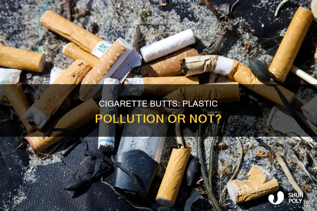 do cigarette buds have plastic in them