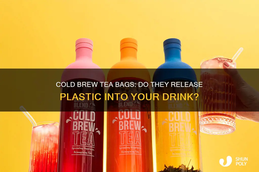 do cold brew tea bags release plastic
