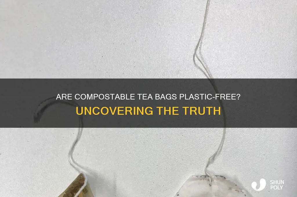 do compostable tea bags contain plastic