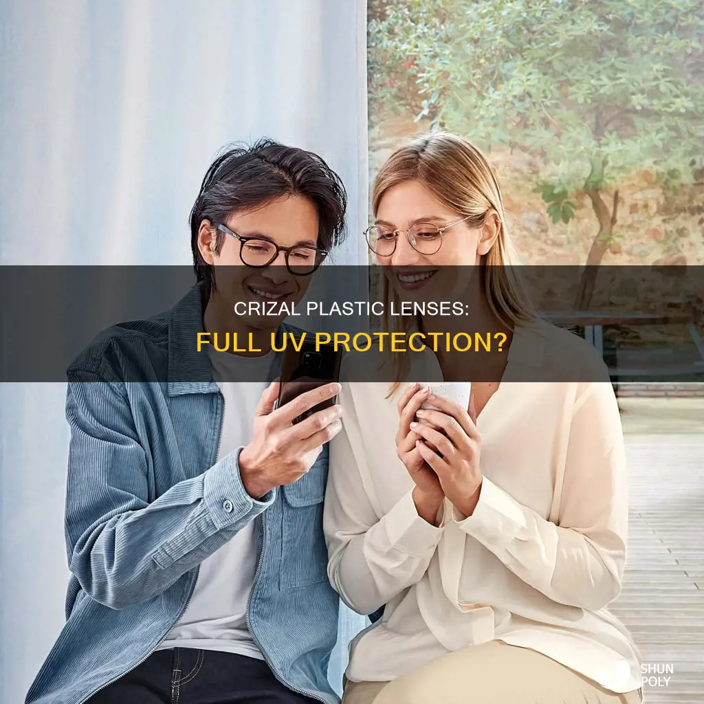do crizal plastic lenses have full uv