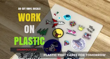 Do Cut Vinyl Decals Adhere Well to Plastic Surfaces?