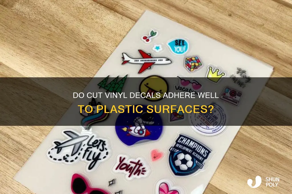 do cut vinyl decals work on plastic